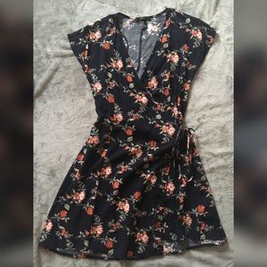 Floral Wrap Dress